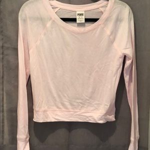 Pink by Victoria Secret Long Sleeve Crop Top